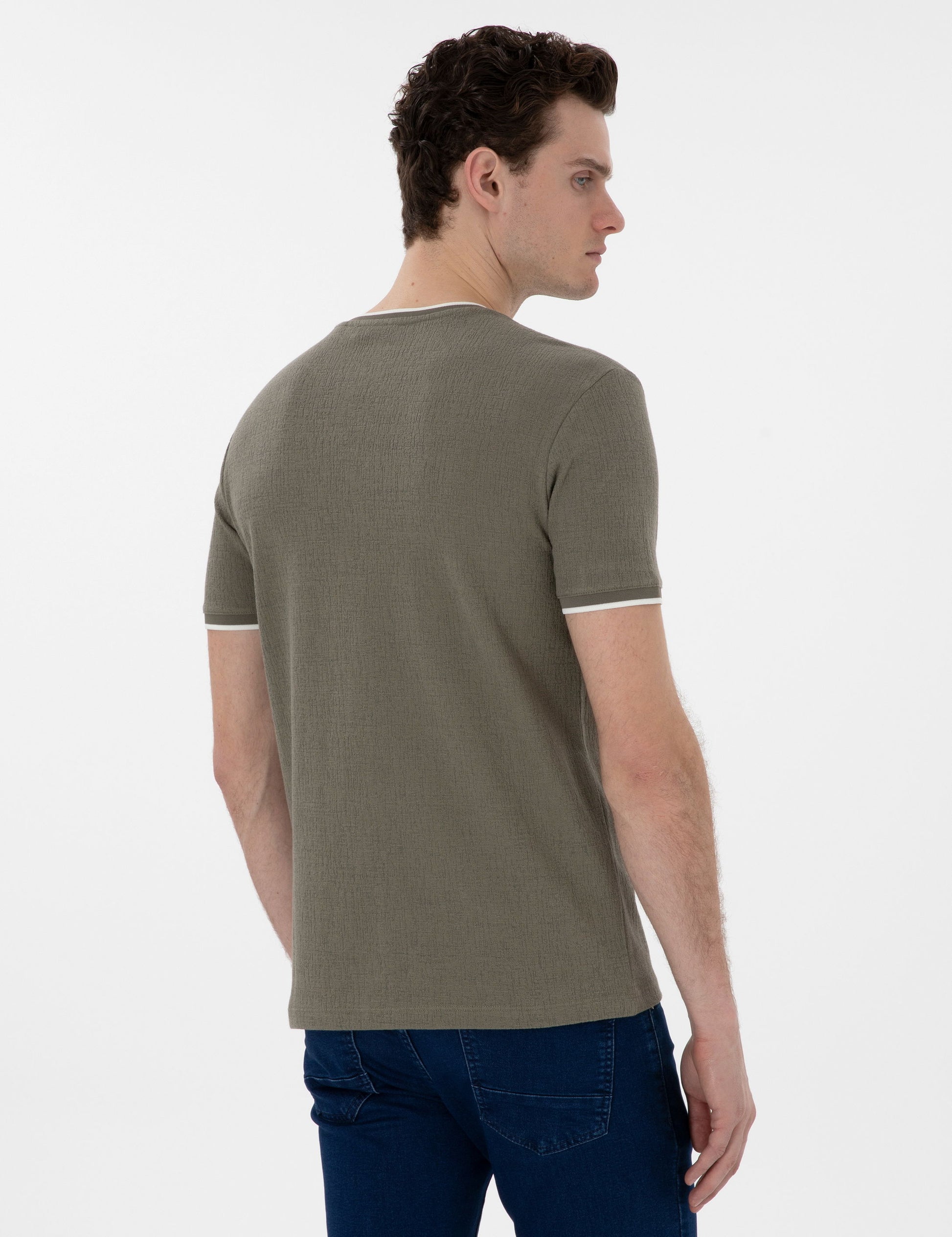 Khaki Slim Fit T-Shirt