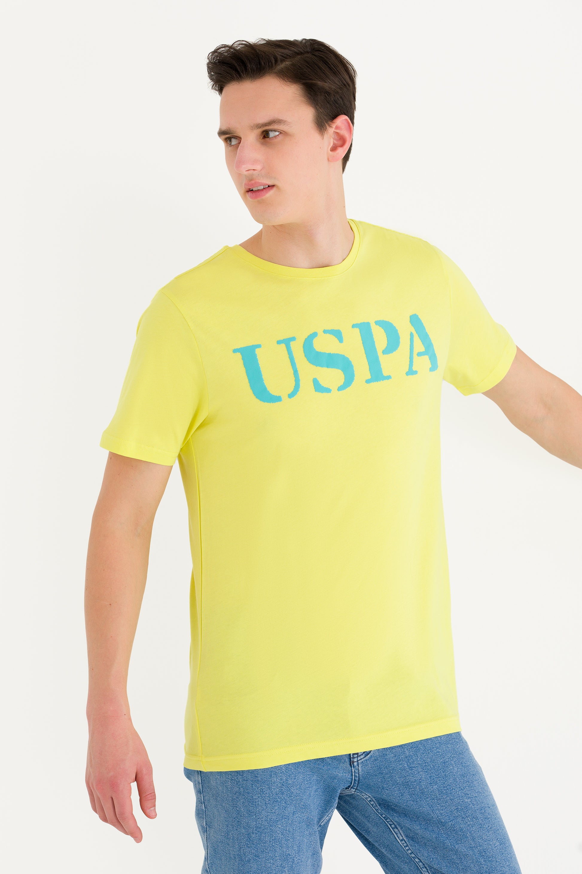 Men's Citron Basic Crew Neck T-Shirt