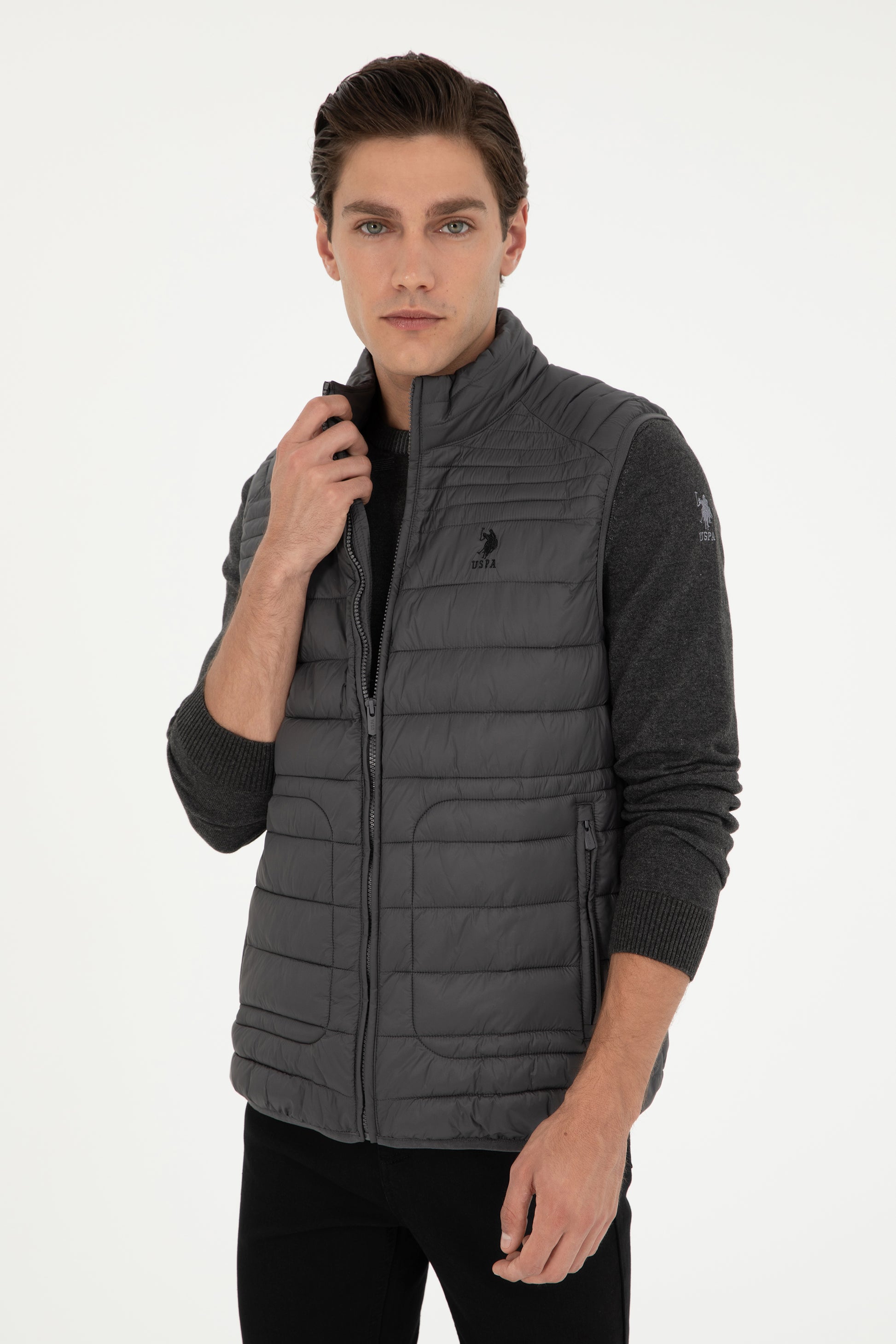 Men's Anthracite Vest