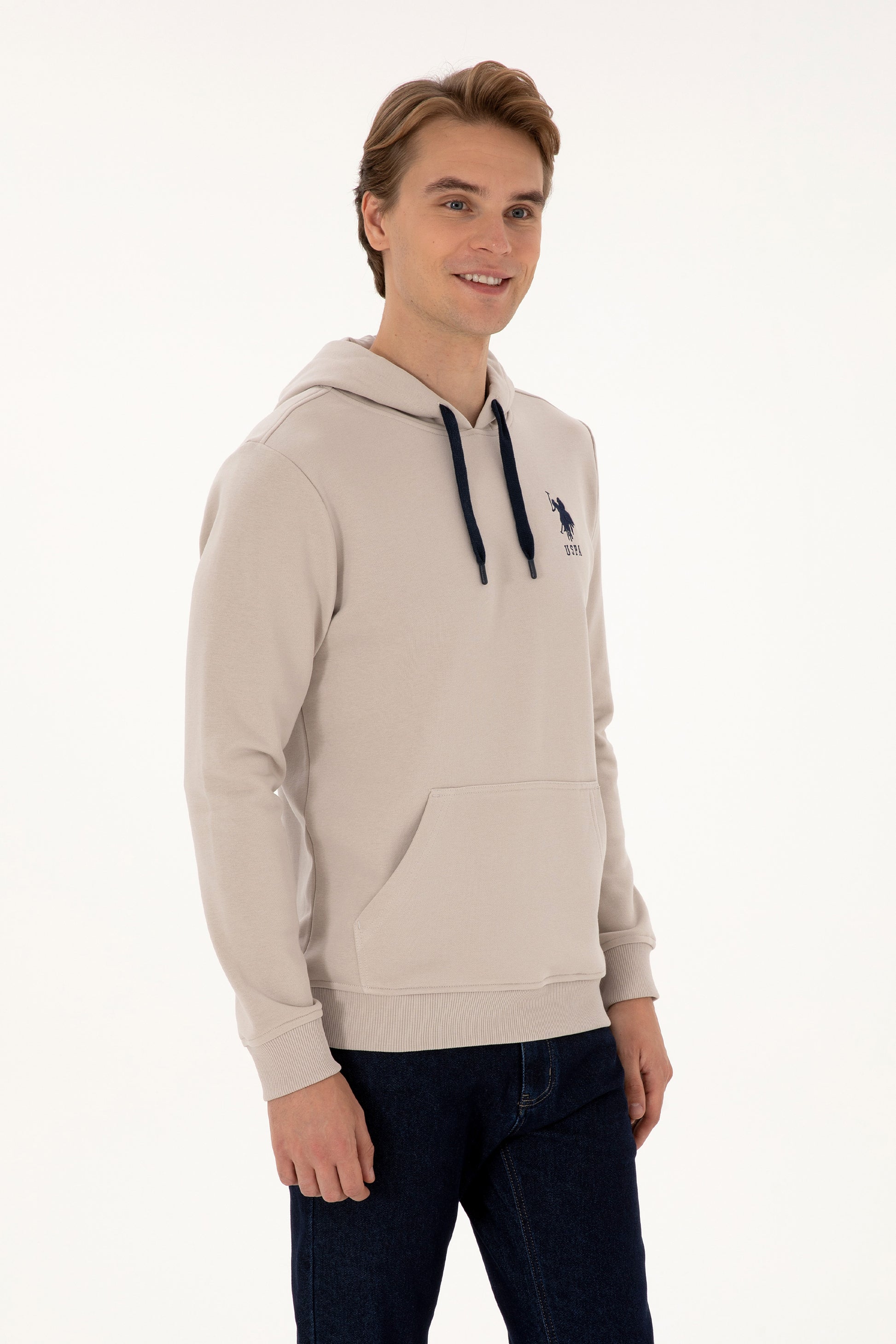 Men's Stone Basic Sweatshirt