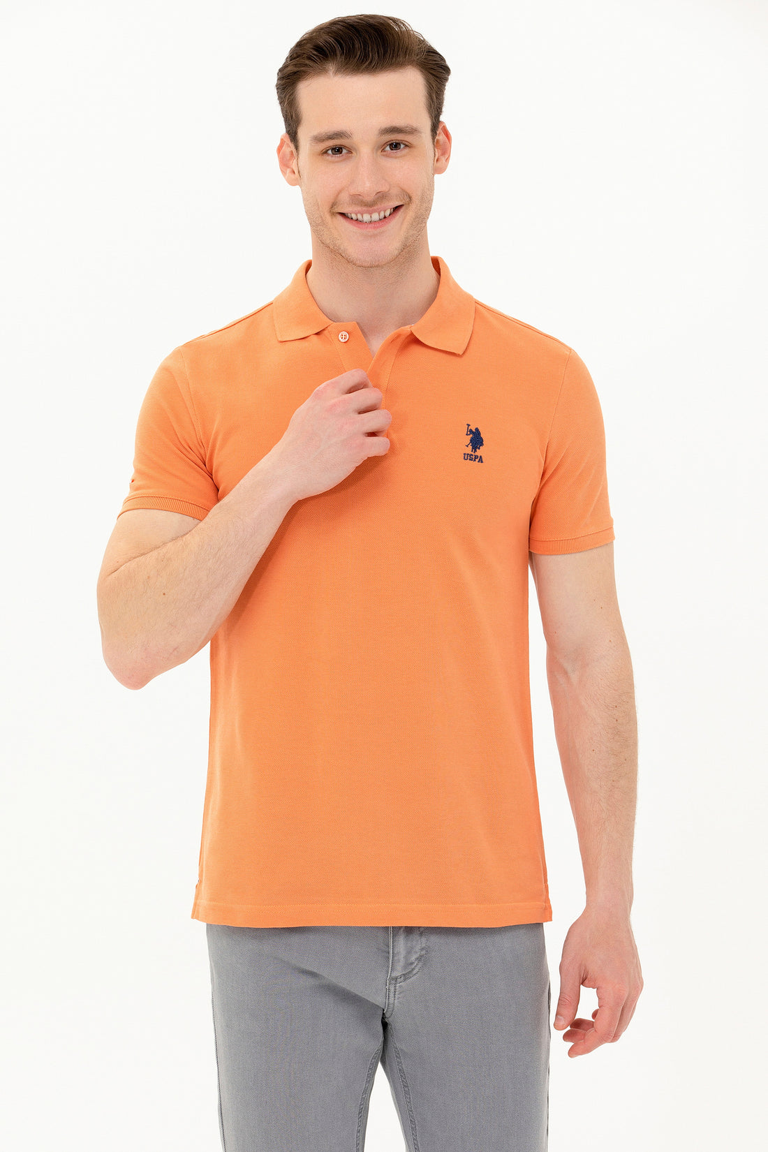 Men's Tile Basic Polo Neck T-Shirt