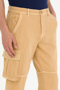 Men's Camel Canvas Pants