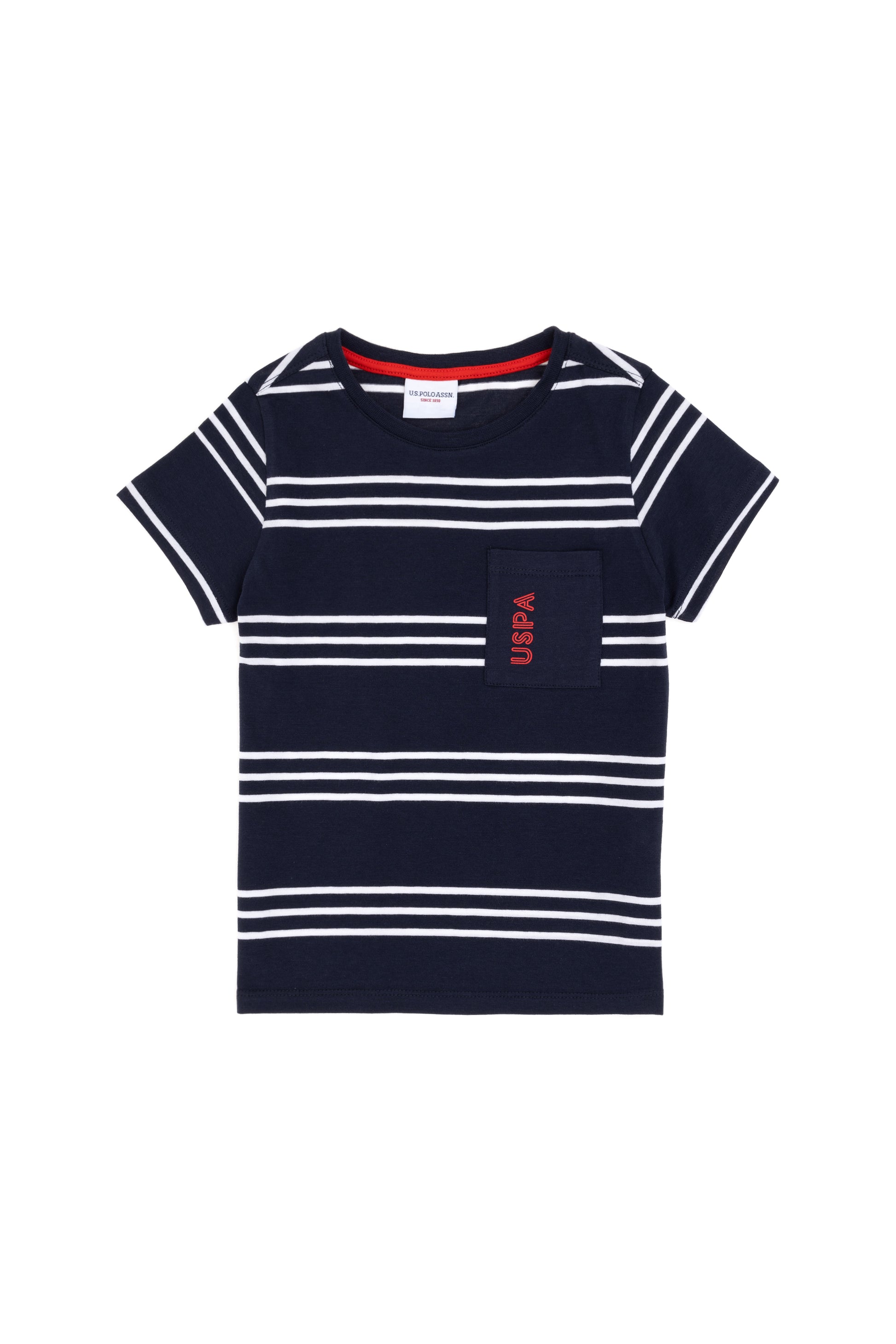 Boy's Navy Blue Basic T-Shirt