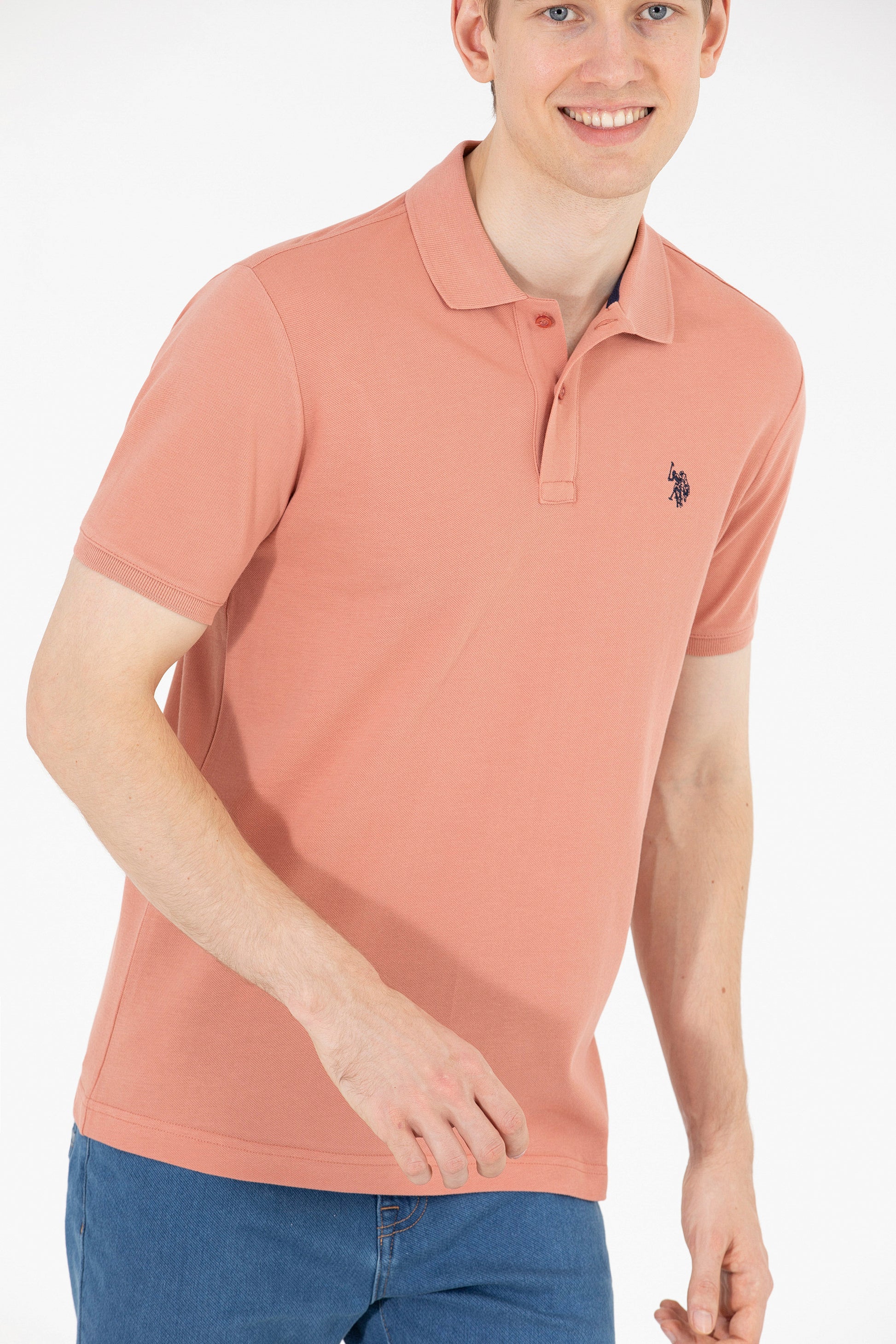 Men's Powder Basic Polo Neck T-Shirt