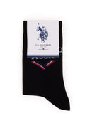 Boy's Black Socket Socks