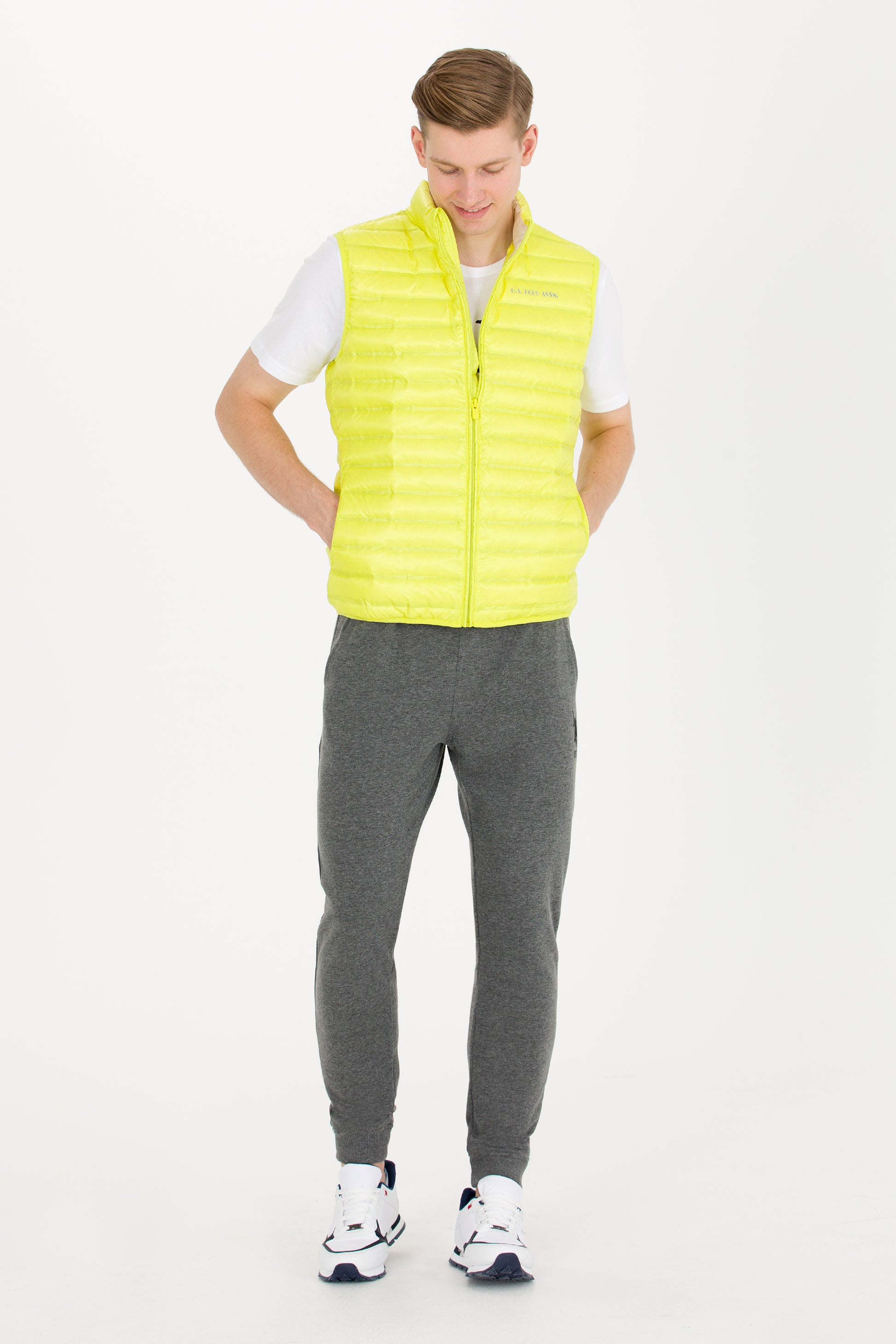 Men's Neon Yellow Vest