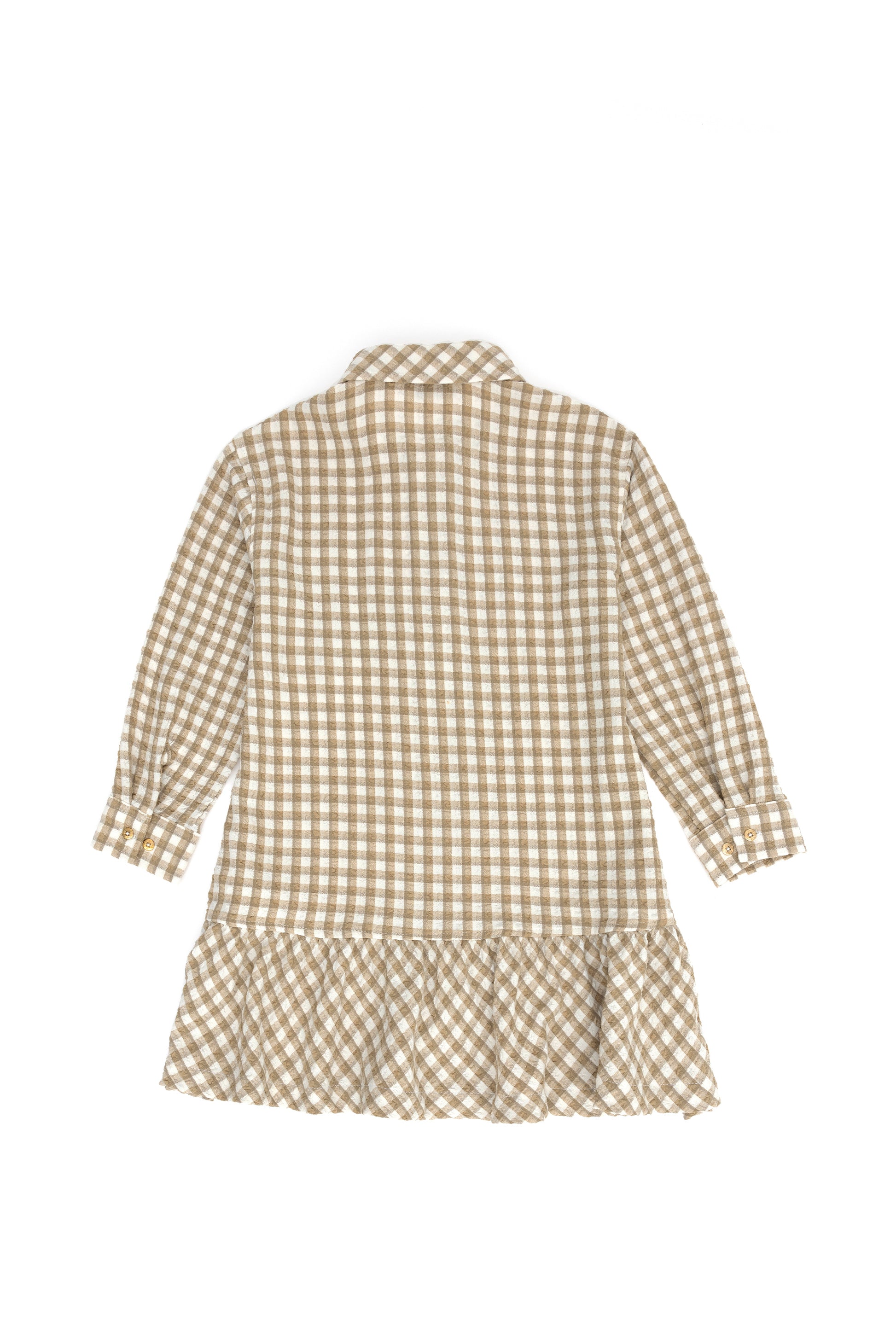 Girls' Coconut Long Sleeve Knitted Dress