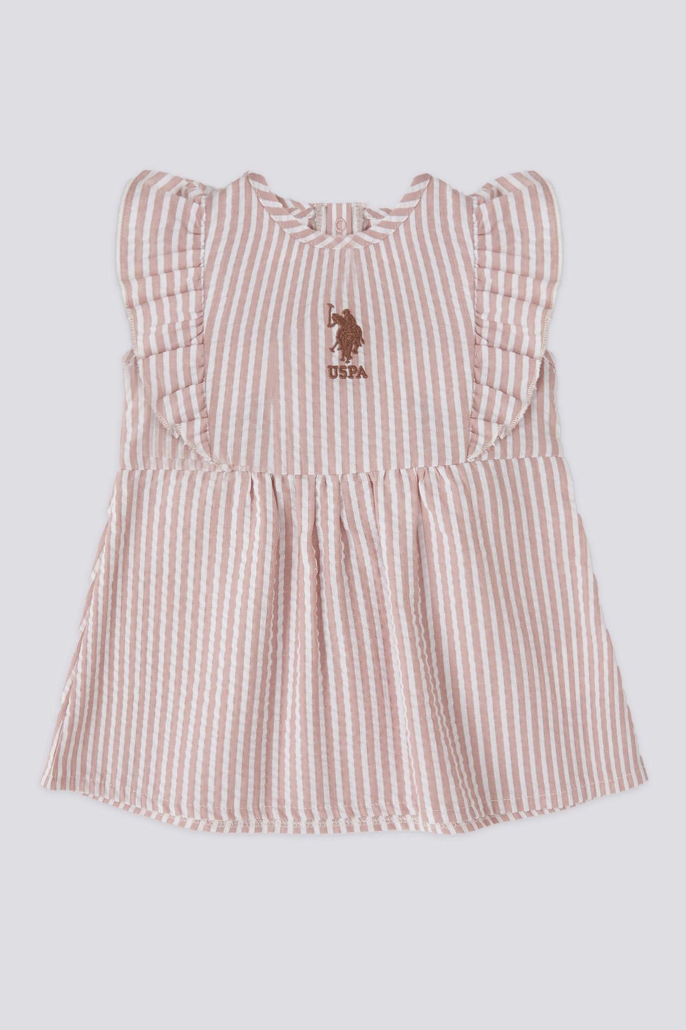 Baby Girl Pink Striped Dress