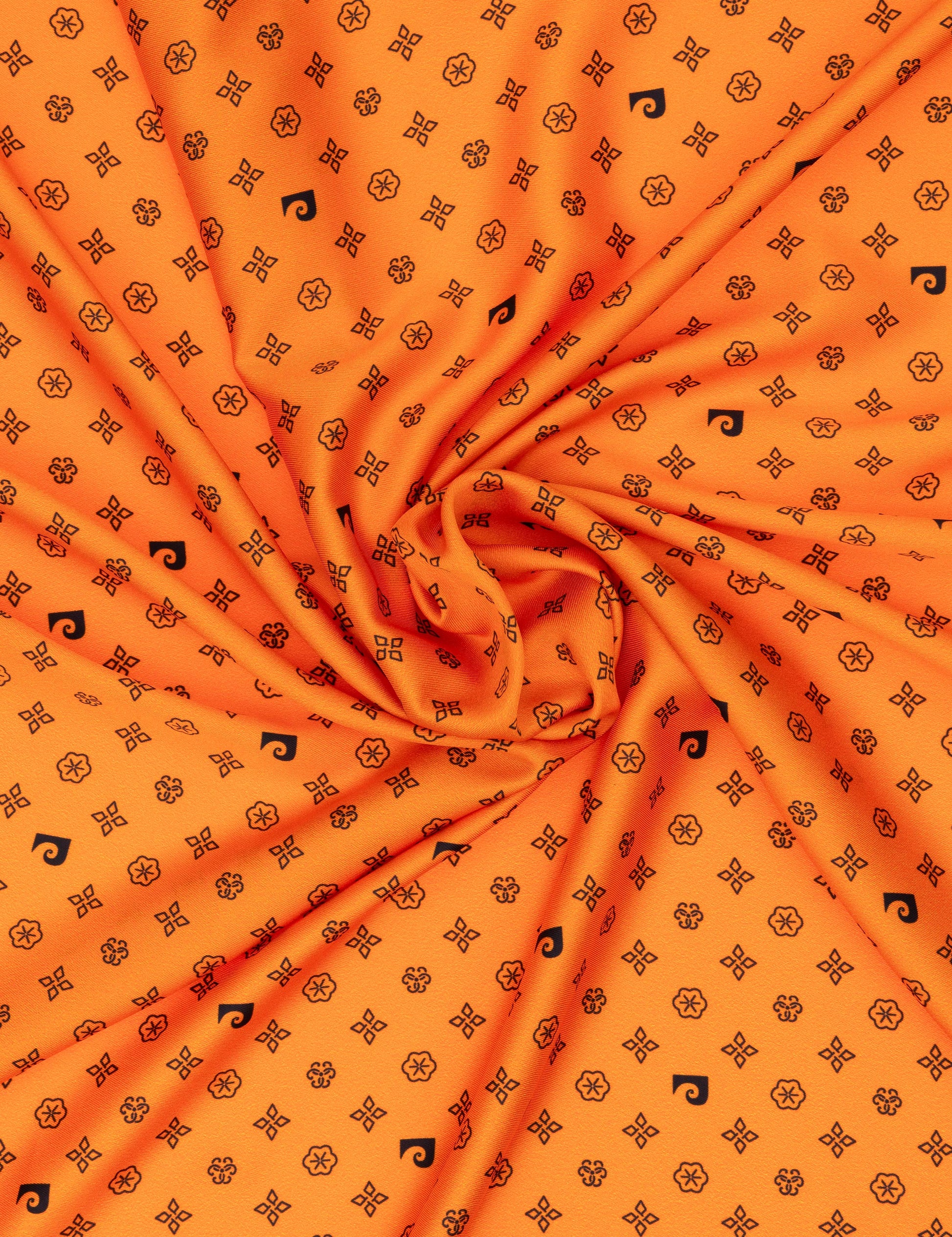 Orange Twill Scarf