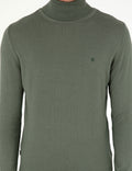 Smoke Slim Fit Turtleneck Basic Sweater Sweater