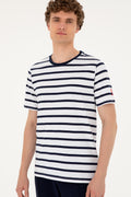 Men's Regular Fit Crew Neck White T-Shirt