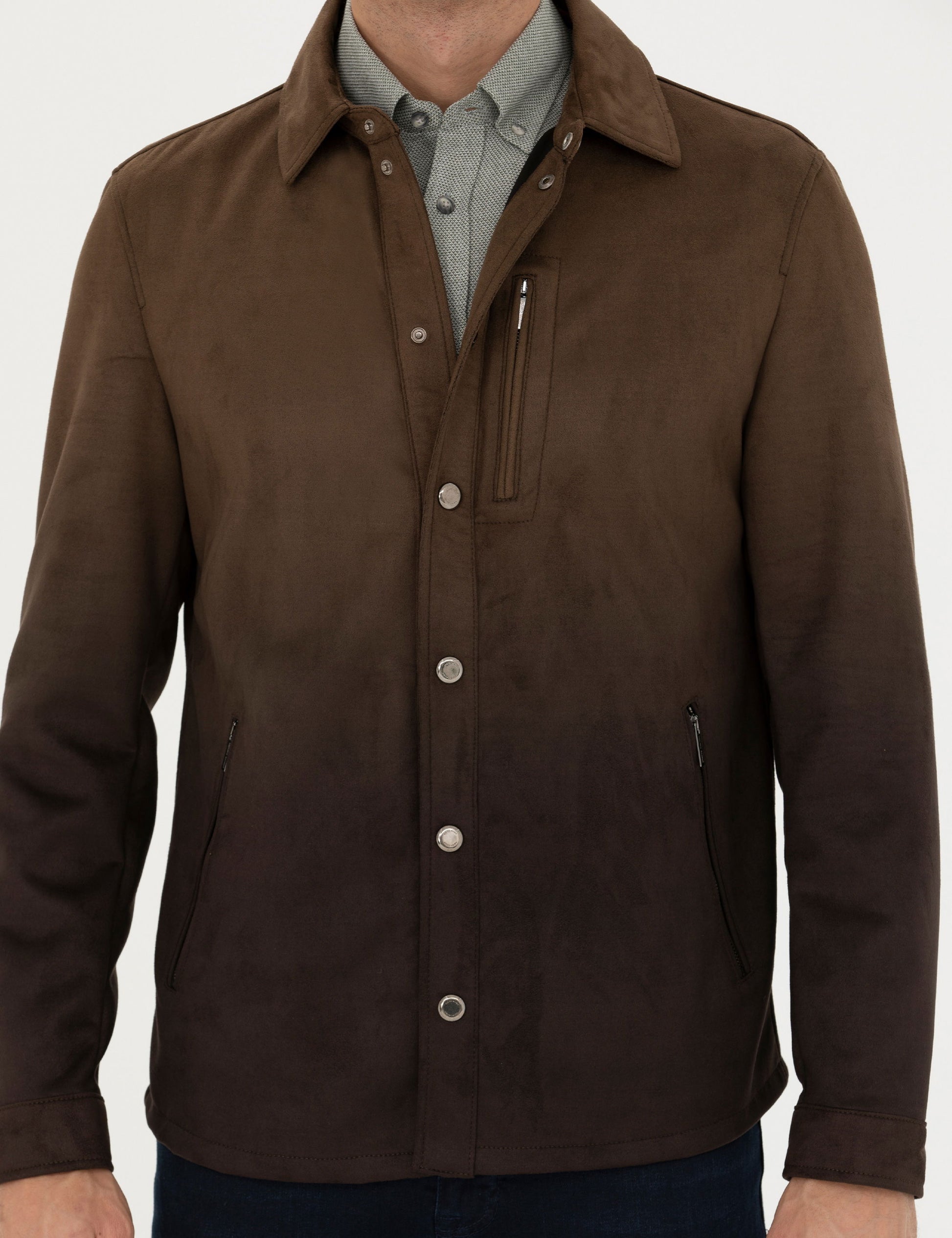 Khaki Leather Jacket