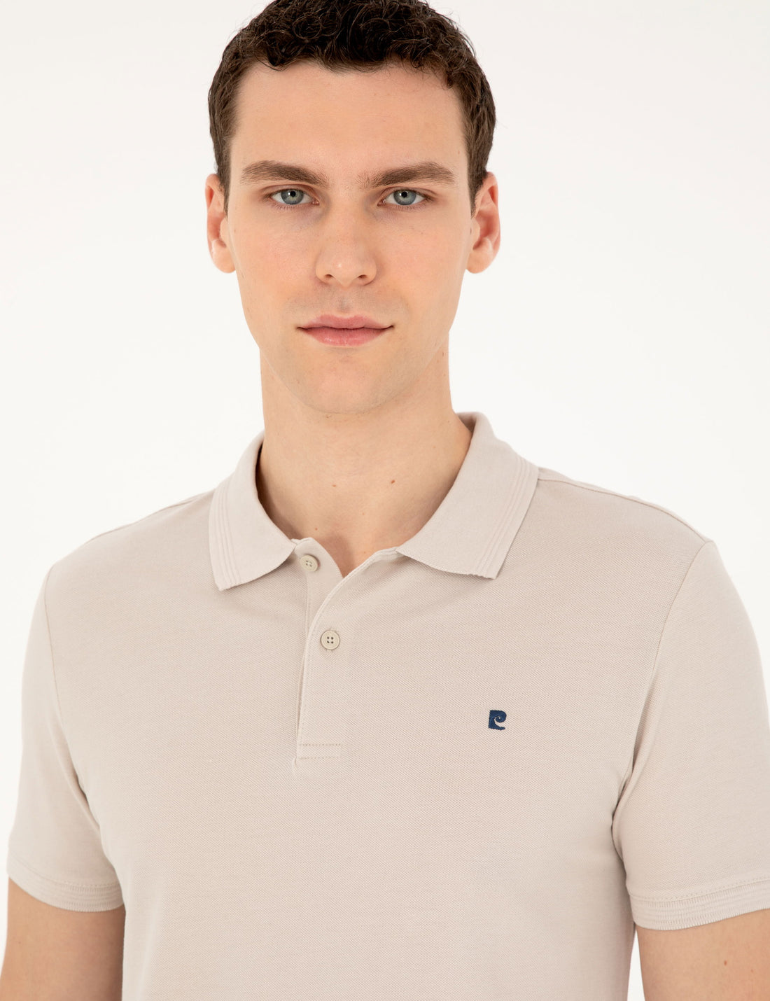 Stone Slim Fit Basic T-Shirt
