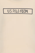 Boy's Cream Crew Neck Sweatshirt