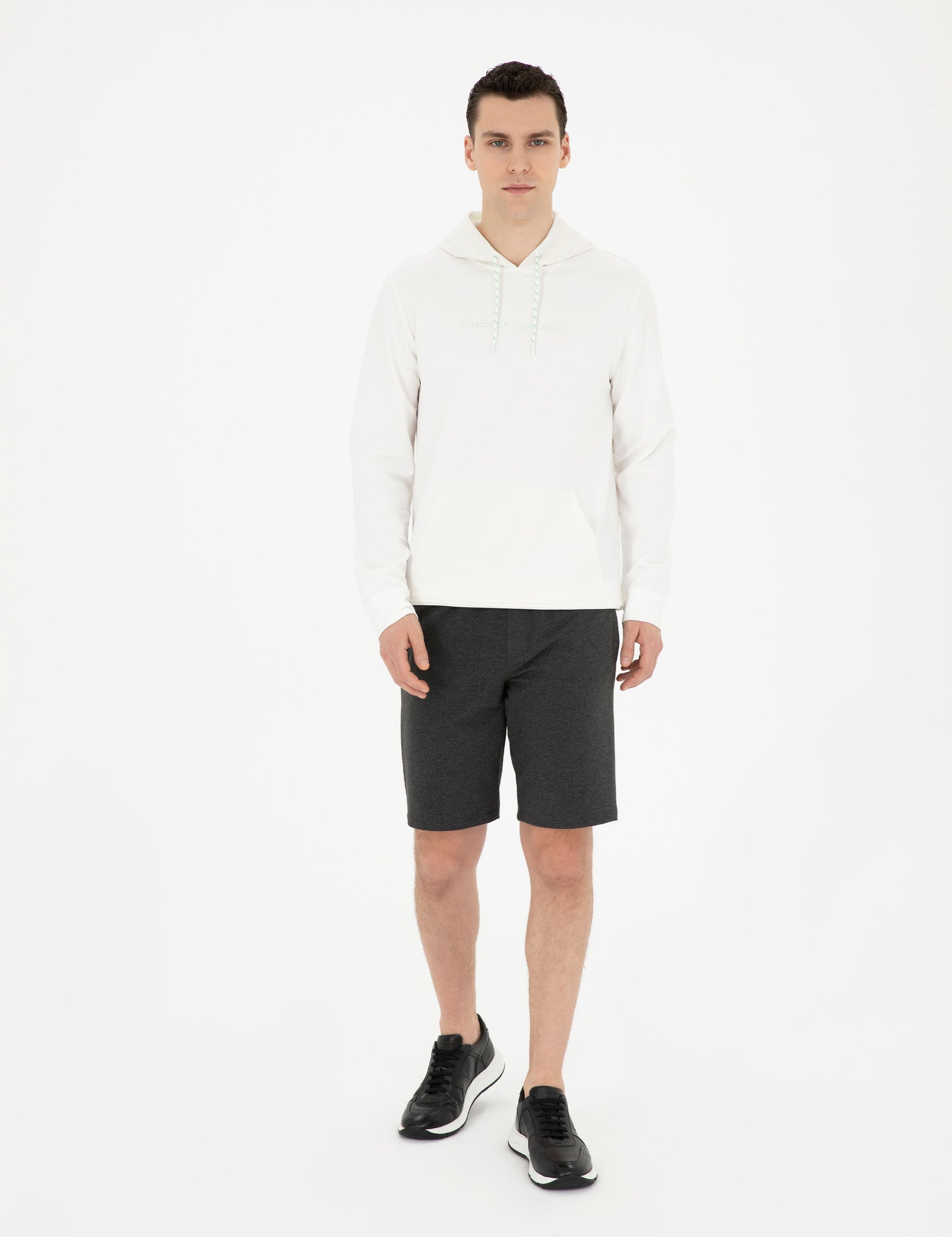 Ecru Regular Fit Sweatshirt