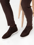 Brown 100% Leather Casual Shoes