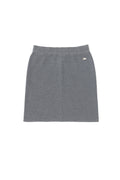 Girls' Grey Melange Knitwear Skirt