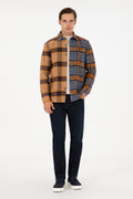 Men's Navy Blue Long Sleeve Shirt