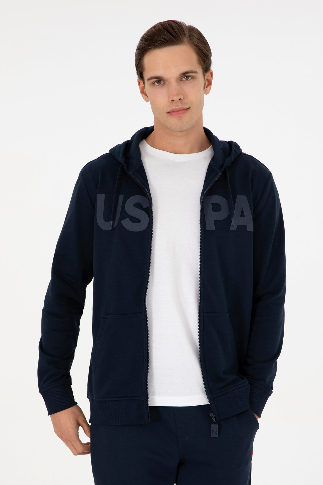 Men's Navy Blue Knitted Cardigan
