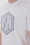 Men's Regular Fit Crew Neck White T-Shirt