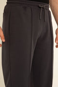 Men's Anthracite Knitted Shorts