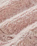 Falbelo Cotton Bath Mat Pink