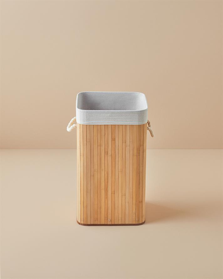 Fancy Foldable Laundry Basket Beige