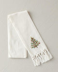 Fancy Tree Cotton Drying Cloth White