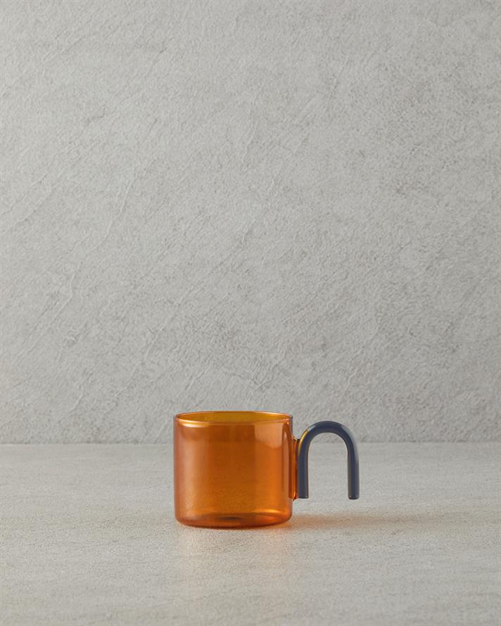 Favorite Borosilkat Glass Mug Mustard