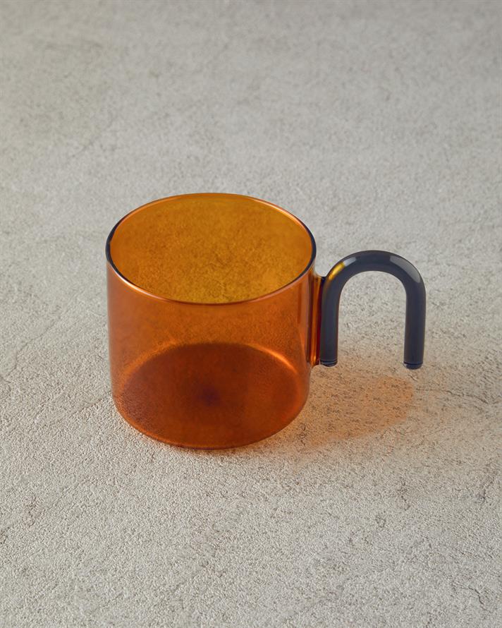 Favorite Borosilkat Glass Mug Mustard