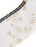 Women's White 2 Pcs Socket Socks