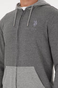 Men's Anthracite Melange Knitted Cardigan