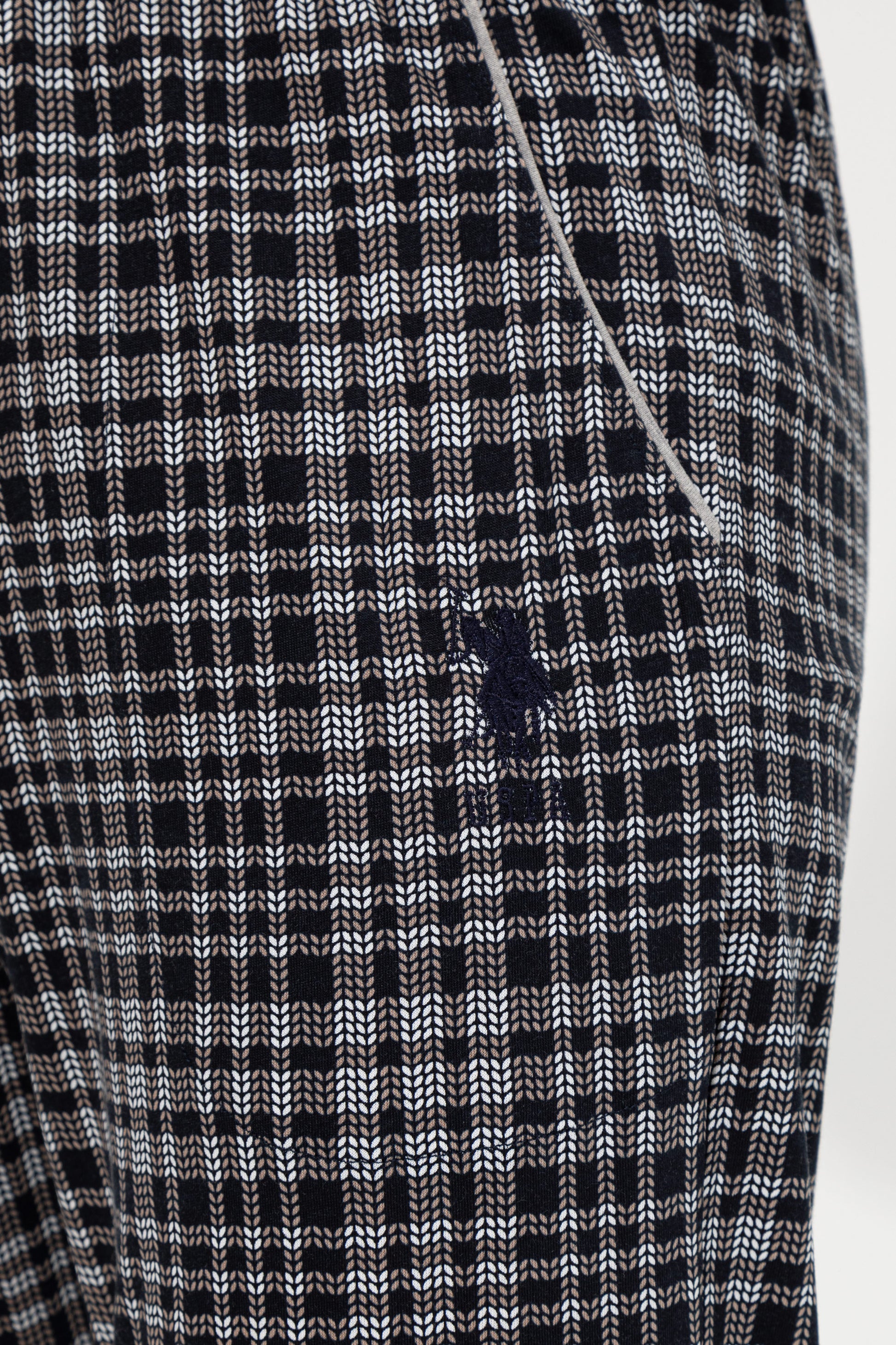 Men's Navy Blue Pajama Set