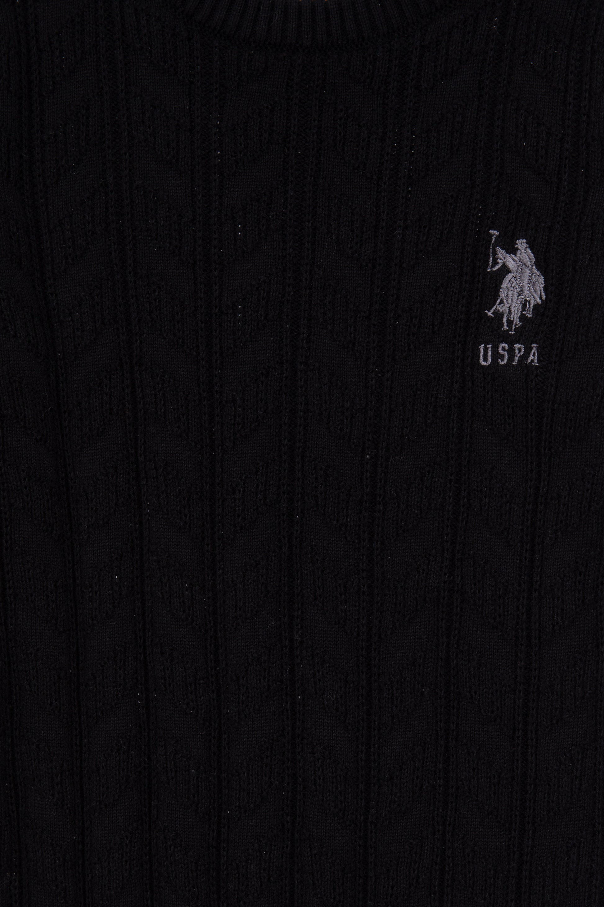 Boy's Black Basic Sweater