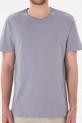 Men's Regular Fit Crew Neck Grey Basic T-Shirt