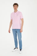 Men's Pink Basic T-Shirt