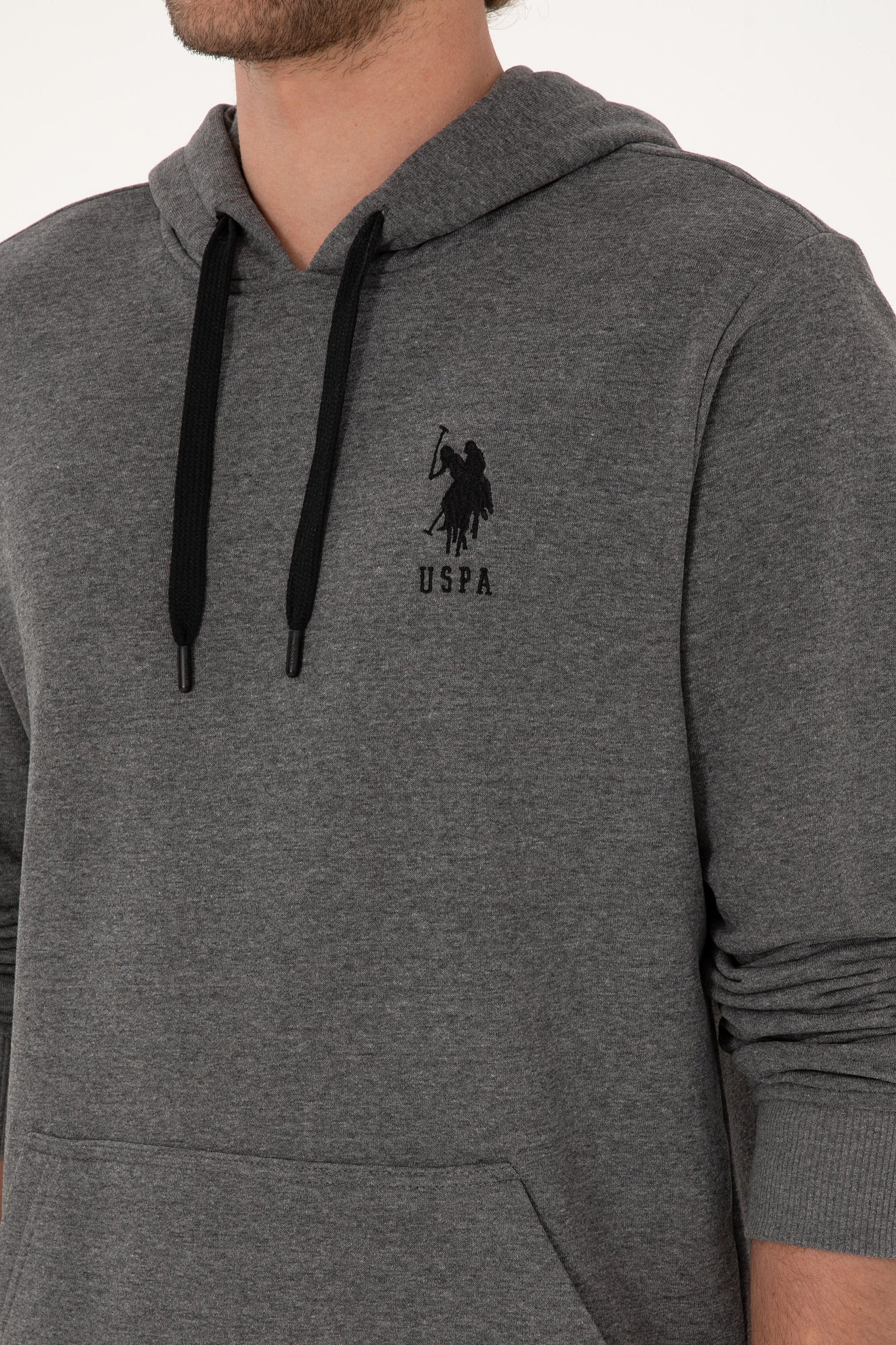 Men's Anthracite Melange Basic Sweatshirt