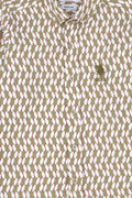 Boy's Khaki Long Sleeve Shirt