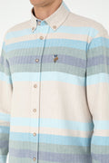 Men's Light Blue Long Sleeve Shirt