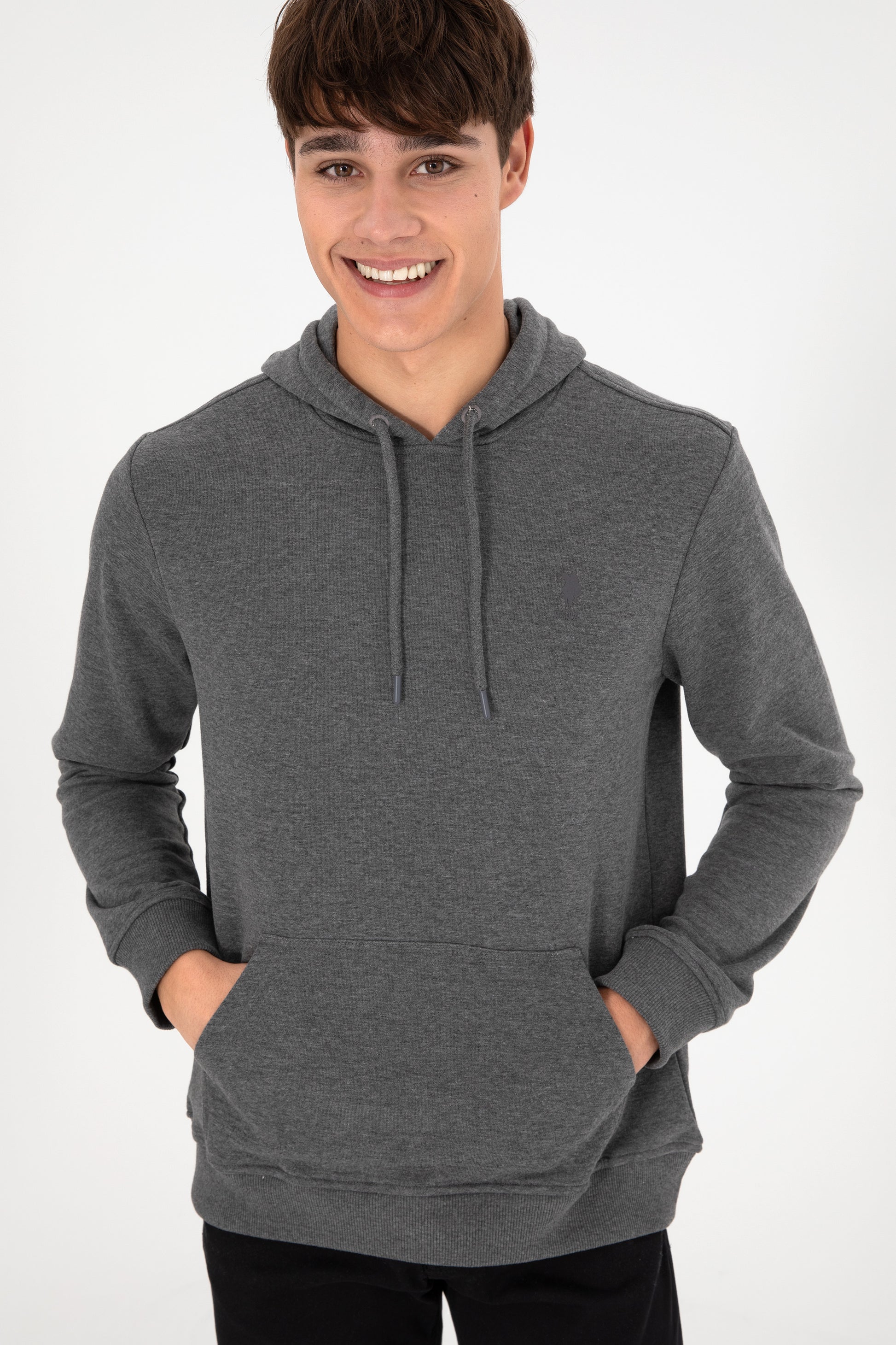 Men's Anthracite Melange Basic Sweatshirt