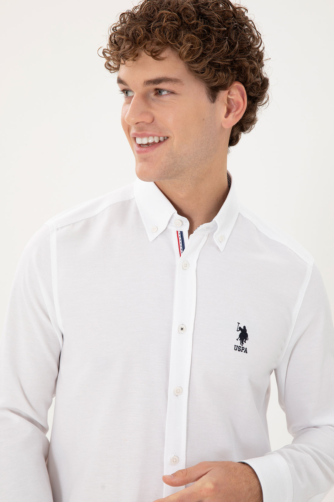 Men's White Long Sleeve Shirt