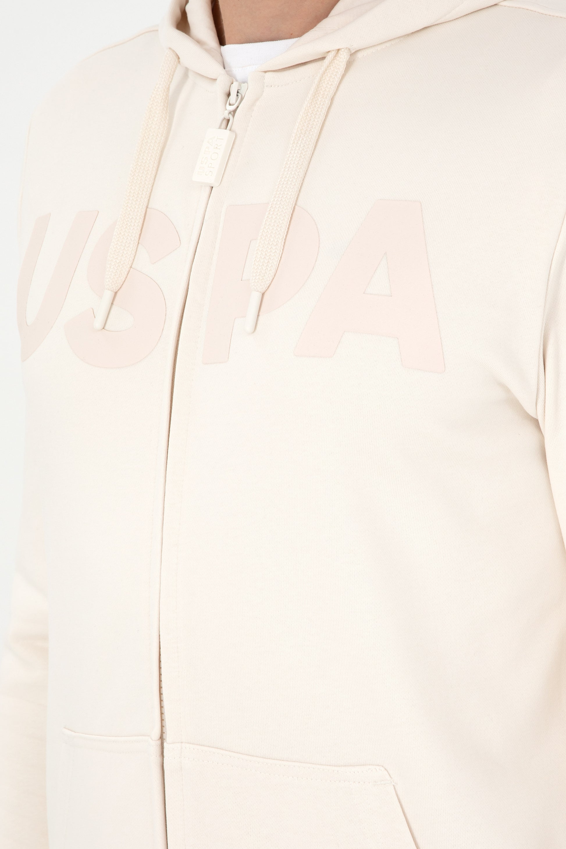 Men's Cream Knitted Cardigan