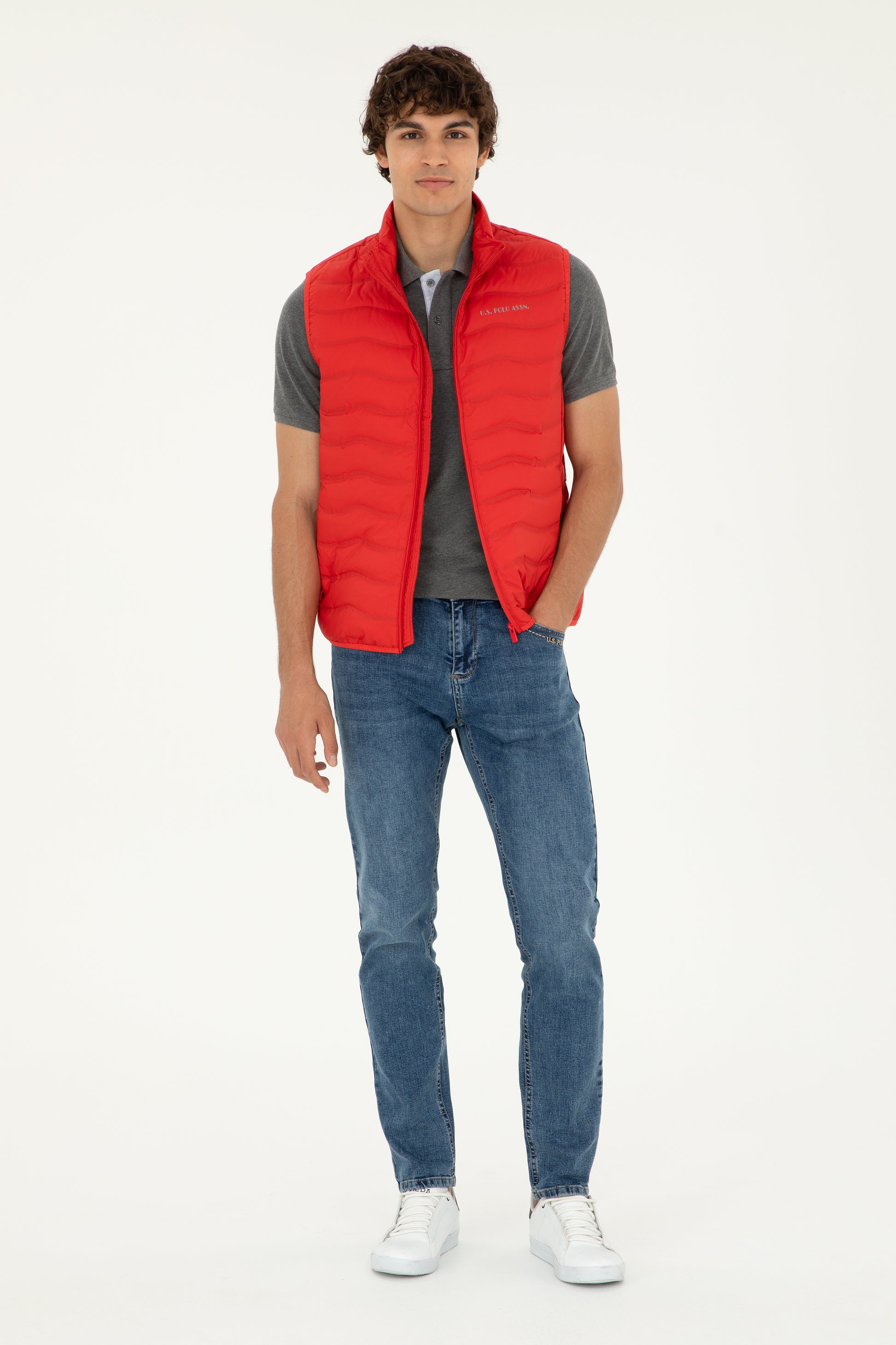 Men's Red Vest
