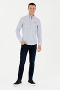 Men's Plaid Blue Shirt