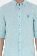 Men's Mint Long Sleeve Shirt