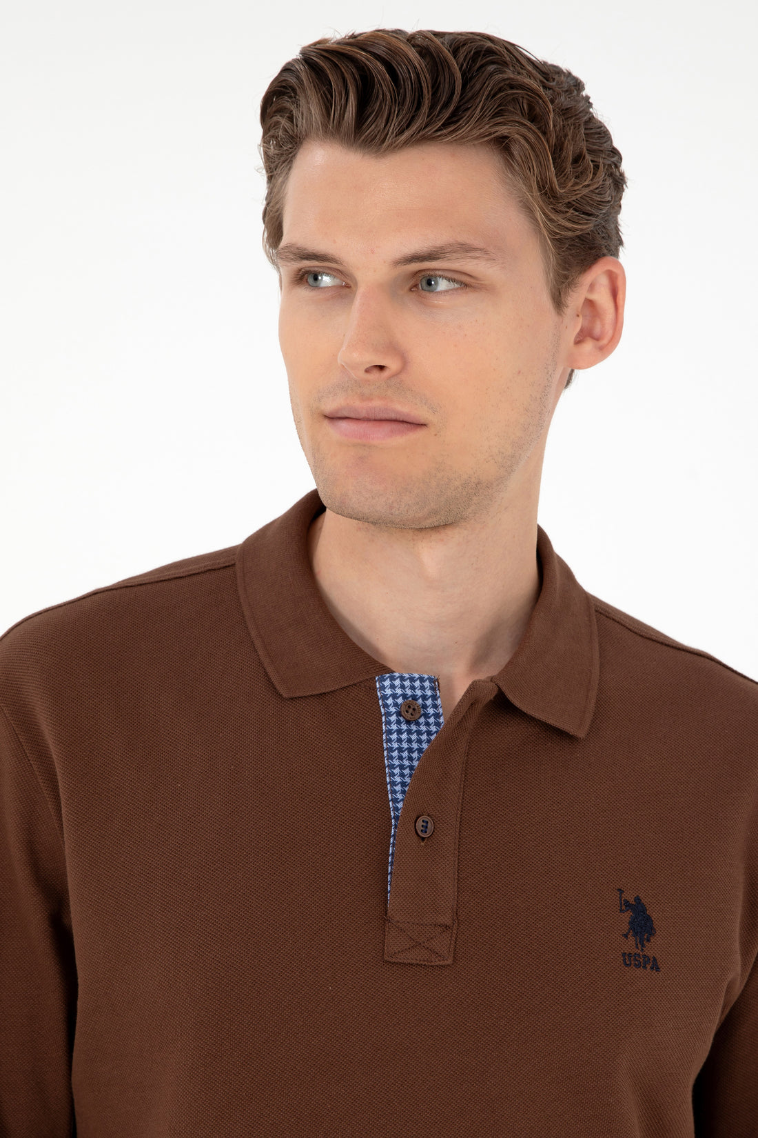 Men's Brown Basic Sweatshirt