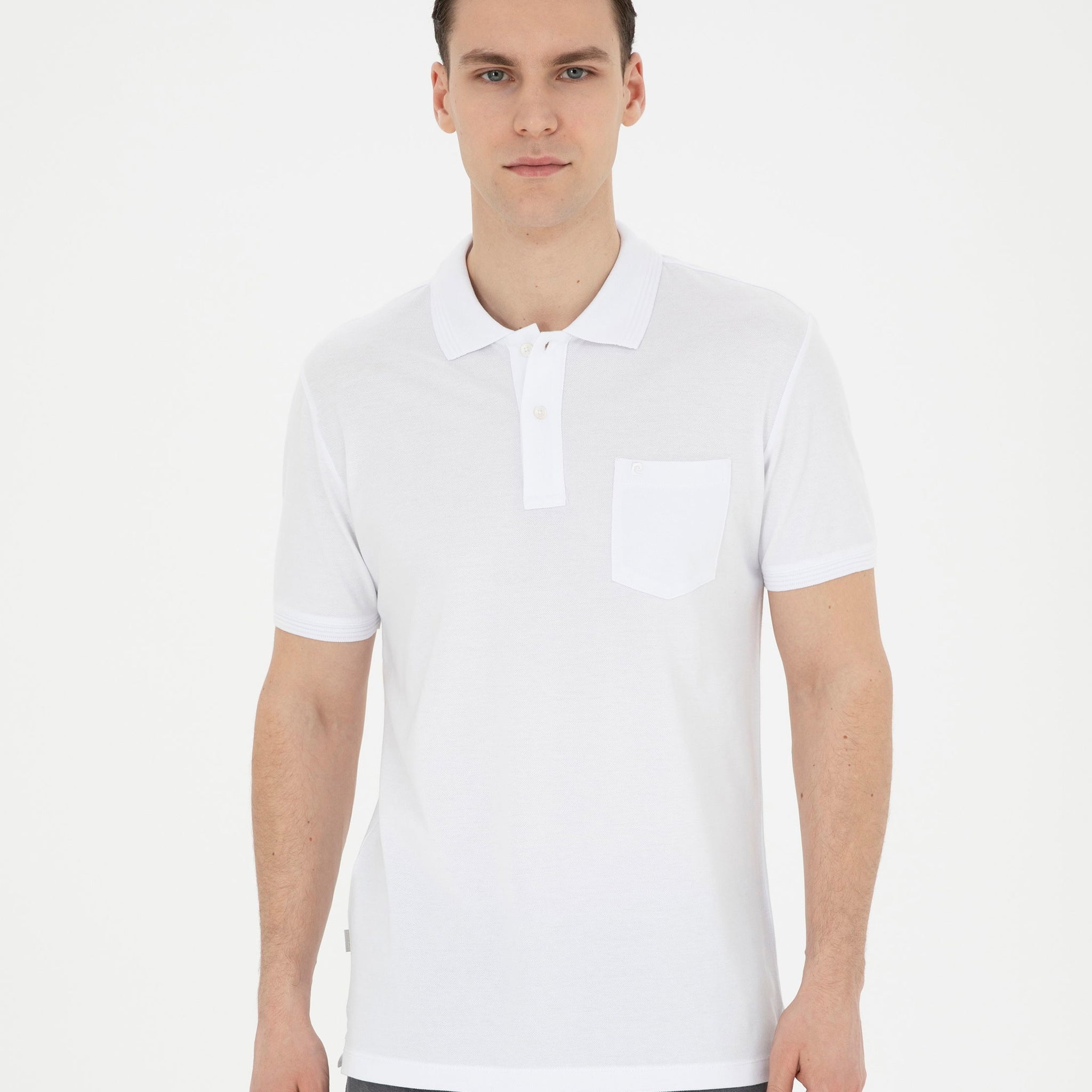 White Regular Fit Basic T-Shirt