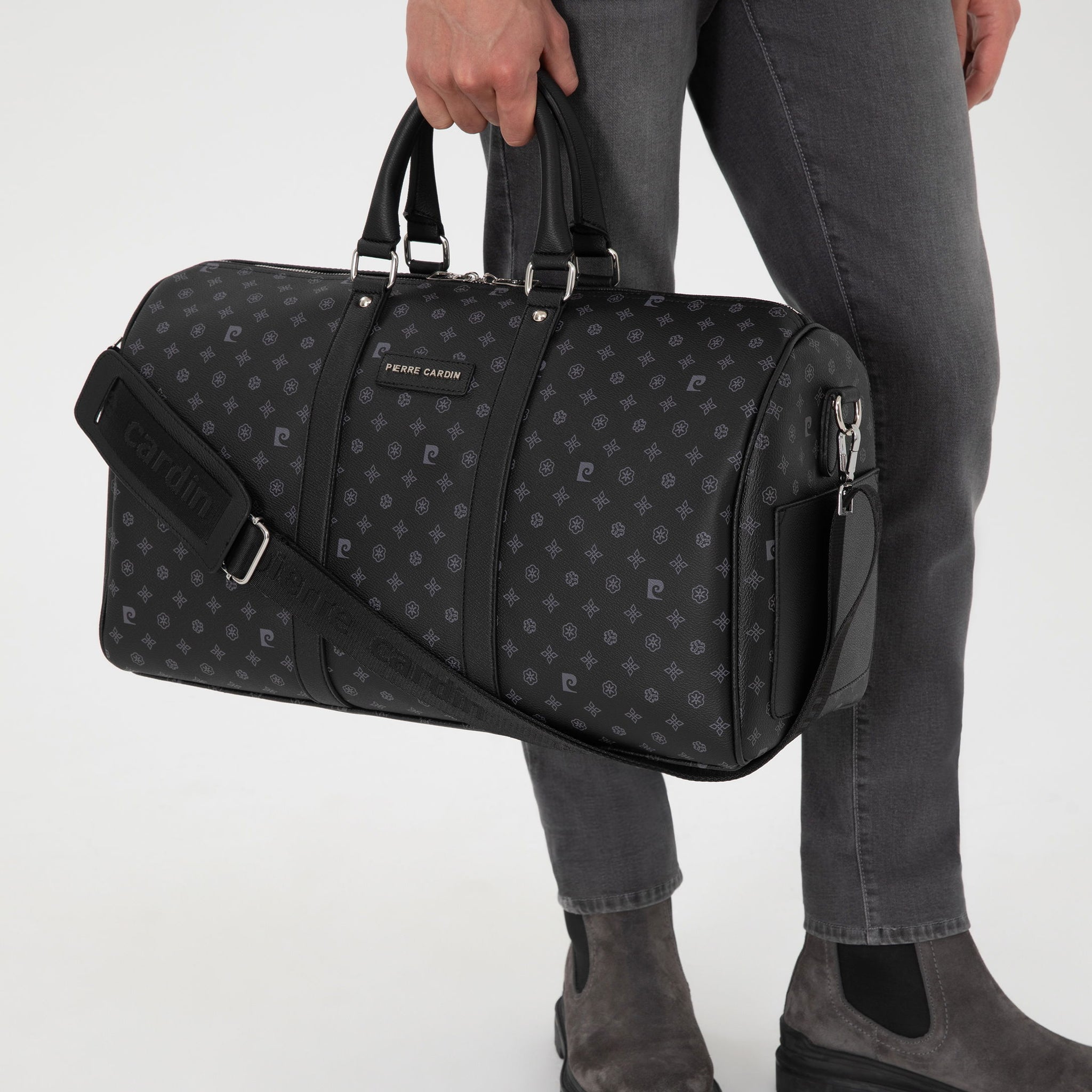 Men's Black Sports Bag