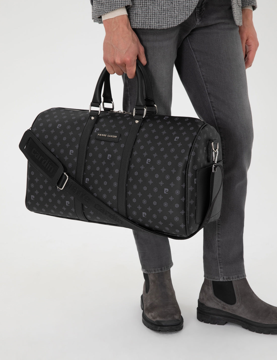 Men's Black Sports Bag