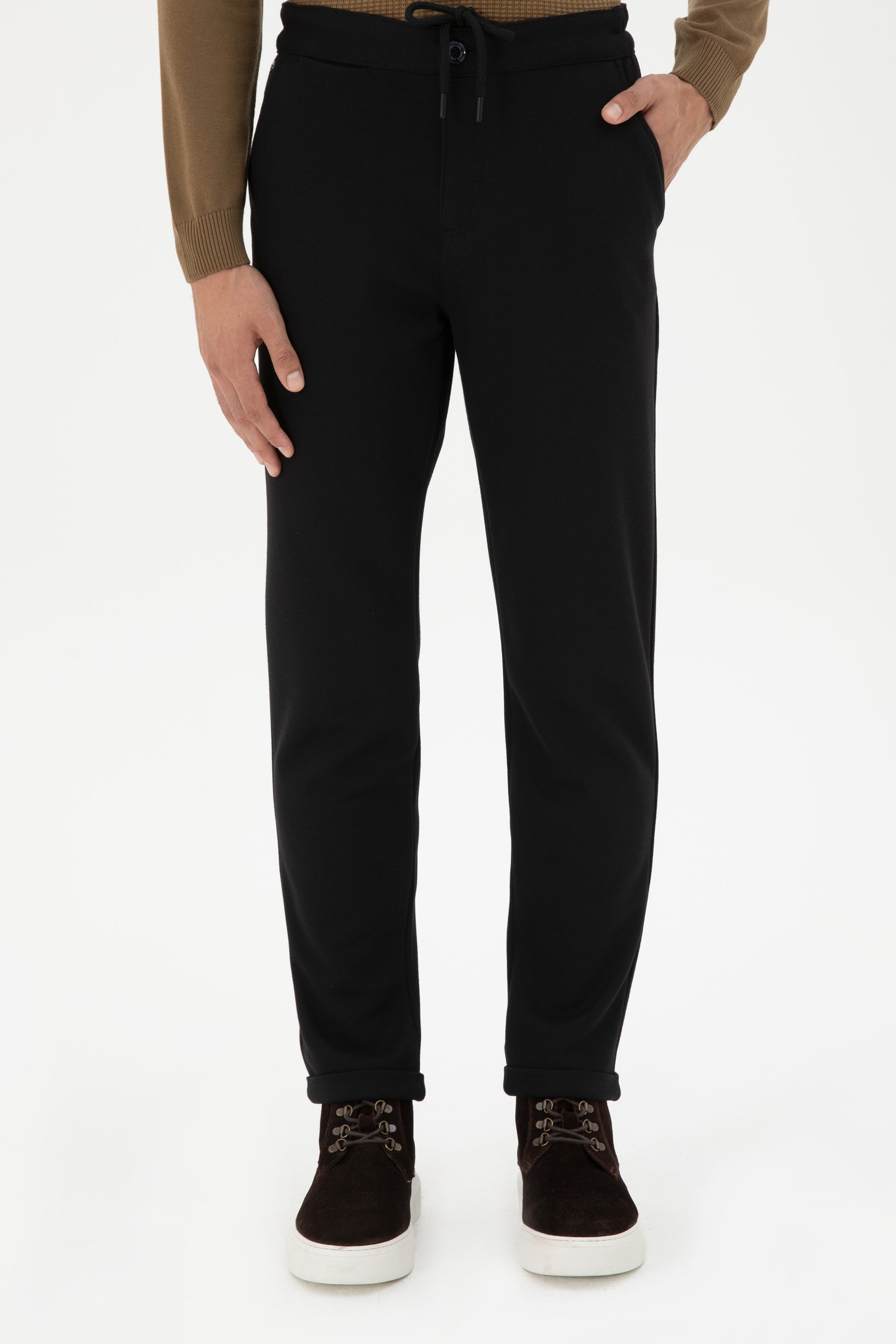 Men's Black Canvas Pants